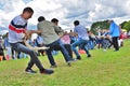 Sabantui celebration in Moscow. Sports competitions.