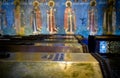 Tomb of Russian tsar Alexis inside Archangel Cathedral in Moscow Kremlin, Russia