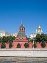 Moscow.Kremlevskaya Wall and Cathedrals