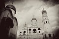 Moscow Kremlin architecture. Old churches. Royalty Free Stock Photo