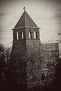 Moscow Kremlin architecture. Old tower. Royalty Free Stock Photo