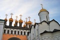 Moscow Kremlin. Blue sky background. Royalty Free Stock Photo