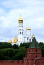Moscow Kremlin cathedral tower Royalty Free Stock Photo