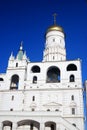 Moscow Kremlin. Color photo. Ivan Great Bell tower. Royalty Free Stock Photo