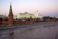 Moscow Kremlin. Color photo. Royalty Free Stock Photo