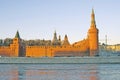 Moscow Kremlin. Color photo. Royalty Free Stock Photo