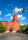 Moscow Kremlin gate in summer, Russia Royalty Free Stock Photo