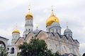 Moscow Kremlin. Ivan the Great Bell tower and Archangels church.