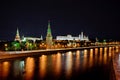 Moscow Kremlin at night