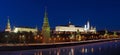 Moskva kremeľ noc scéna 