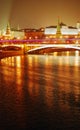 Moscow Kremlin. Night scene. Royalty Free Stock Photo