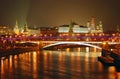 Moscow Kremlin. Night scene. Royalty Free Stock Photo