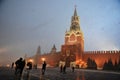 Moscow Kremlin and Red Square at night Royalty Free Stock Photo