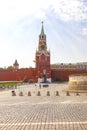 Moscow, Kremlin, Spasskaya Tower Royalty Free Stock Photo