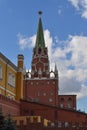 Moscow Kremlin tower Historical building, Russia