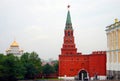 Moscow Kremlin tower with a ruby star