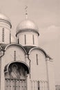 Moscow Kremlin. UNESCO World Heritage Site. Dormition church. Royalty Free Stock Photo