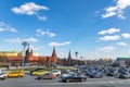 The Moscow Kremlin from an unusual viewpoint, Russia Royalty Free Stock Photo