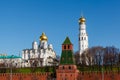 Moscow Kremlin Wall and Ivan the Great Bell Tower