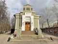 Moscow. Lefortovo. Vvedenskoye (German) cemetery. Evangelical Lutheran Church in honor of the Holy Trinity