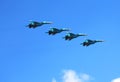 Russian fighters in flight