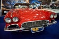MOSCOW - MAR 09, 2018: Chevrolet Corvette C1 1961 at exhibitio Royalty Free Stock Photo