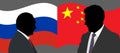 Moscow. March 20 - 22, 2023. Meeting of Chinese President Xi Jinping and Russian President Vladimir Putin