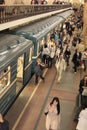 Moscow metro. Russia Royalty Free Stock Photo