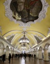 Moscow metro station Royalty Free Stock Photo