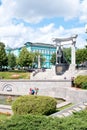 Moscow. The monument to Emperor Alexander II Liberator