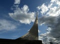 Moscow, Monument to subjugators of space Royalty Free Stock Photo