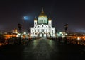 Moscow never sleeps. Royalty Free Stock Photo
