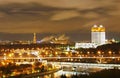 Moscow night Royalty Free Stock Photo