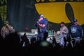 Concert of legendary rap band Wu Tang Clan from USA