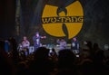 Concert of legendary rap band Wu Tang Clan from USA