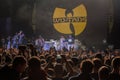 Concert of legendary rap band Wu Tang Clan from USA