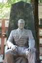 Moscow. The Novodevichy cemetery. The grave of General A. I. Lebed Royalty Free Stock Photo