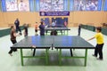 Childrens competition ping pong