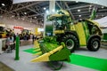 MOSCOW - OCTOBER 05, 2016: Harvester at Agrosalon