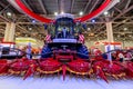 MOSCOW - OCTOBER 05, 2016: Harvester at Agrosalon