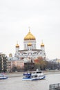 The Moscow panorama. Christ the Savior Church.