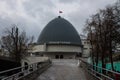 Moscow planetarium with large grey dome