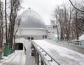 Moscow planetarium in winter