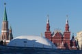 Moscow Red Square, Nikolsky tower of the Kremlin Royalty Free Stock Photo