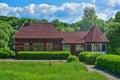 Old dam building in Yaropolets town