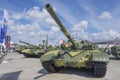 T-72M is an export modification of the main Soviet tank T-72A `Ural` Royalty Free Stock Photo