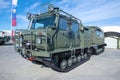 Russian GAZ-3344-20 `Aleut` lightweight universal tracked carrier Royalty Free Stock Photo