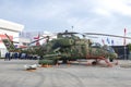 Russian helicopter of Mi-35P Phoenix. Side view