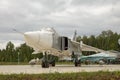 Jet bomber plane Sukhoy Su-24 Royalty Free Stock Photo