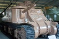MOSCOW REGION, RUSSIA - JULY 30, 2006: Medium Tank M3 in the Tan Royalty Free Stock Photo